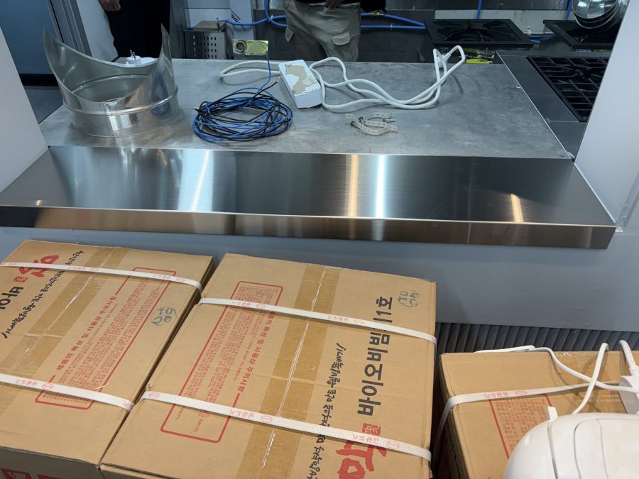 아파트전열교환기 시공 현장 - 환기 닥트 설치 현장